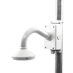 Montaje Universal de Pared con Cuello de Ganso y Caja de Conexiones / Compatible con Cámaras Domo y Bala 