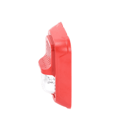 Sonorizador Tipo Chime con Lámpara Estroboscópica a 2 Hilos, Montaje en Pared, Color Rojo, con Configuración Estroboscópica Seleccionable, Nuevo Diseño Moderno y Elegante y Menor Consumo de Corriente