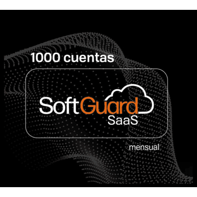 Licencia Mensual de SoftGuard modalidad SaaS (Software as a Service) para 1000 cuentas