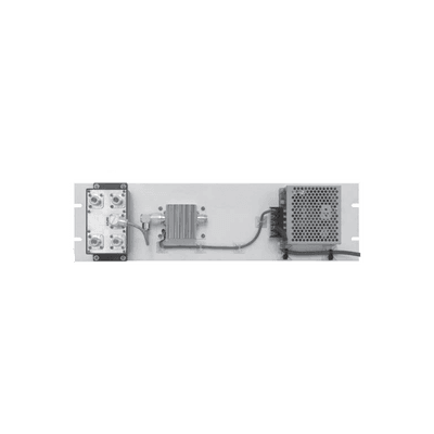 Multiacoplador de 300-400 MHz, 4 Salidas, 40 MHz y 0-18 dB de Ganancia.