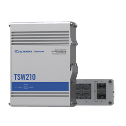 Switch Industrial No-Administrable / 8 Puertos Gigabit / 2 SFP 1G / IP30 / -40°C a +75°C / 4.53 x 3.74 x 1.10 pulgadas