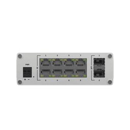 Switch Industrial No-Administrable / 8 Puertos Gigabit / 2 SFP 1G / IP30 / -40°C a +75°C / 4.53 x 3.74 x 1.10 pulgadas