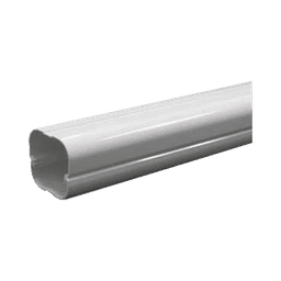 Kit de Canaletas Para la Organización de Tuberías y Cables Eléctricos en Instalaciones de Aire Acondicionado, Uso en Interiores y Exteriores, PVC Rígido, Ideal Para Minisplit, Contenido de Kit (11 Piezas), (3000-00000)
