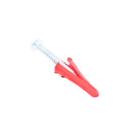 Paquete Con 10 Taquetes Rojos de 1/4" y 10 tornillos 10 x 1 1/2" (4.82 x 38 mm) (1103-05002)