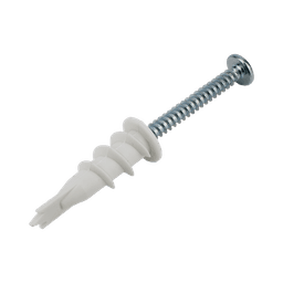 Kit de 10 taquetes autoperforables y 10 tornillos 10mm x 1 1/2" (1301-05002)