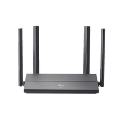 Router WiFi 6 AX 1500 Mbps / MU-MIMO 2X2 y OFDMA / 1 Puerto WAN 10/100/1000 Mbps / 3 Puertos LAN 10/100/1000 Mbps / 4 Antenas Beamforming / Seguridad WiFi WPA3