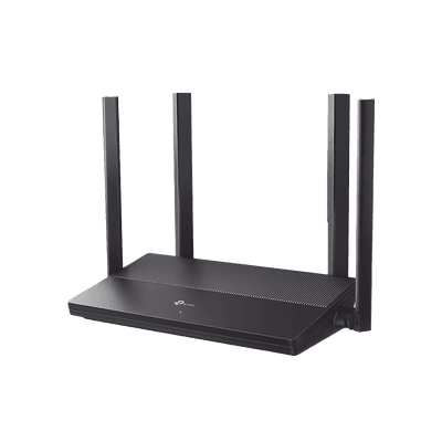 Router WiFi 6 AX 1500 Mbps / MU-MIMO 2X2 y OFDMA / 1 Puerto WAN 10/100/1000 Mbps / 3 Puertos LAN 10/100/1000 Mbps / 4 Antenas Beamforming / Seguridad WiFi WPA3