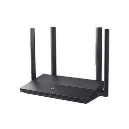 Router WiFi 6 AX 1500 Mbps / MU-MIMO 2X2 y OFDMA / 1 Puerto WAN 10/100/1000 Mbps / 3 Puertos LAN 10/100/1000 Mbps / 4 Antenas Beamforming / Seguridad WiFi WPA3