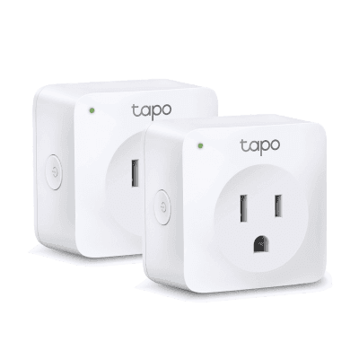 Mini tomacorriente inteligente Wi-Fi, 100 - 120V~, 50/60Hz, 15.0A, compatible con Amazon Alexa y Google Assistant, color blanco.
