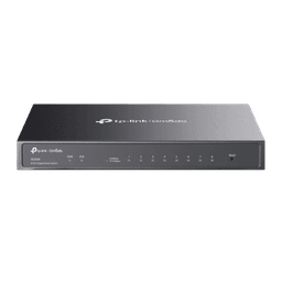 Switch Administrado Gigabit 8 Puertos / Omada SDN / 16 Gbps Capacidad Switching / Gestión Cloud y Local / VLAN / QoS / ACL / Sin Ventiladores / Montaje Pared-Escritorio