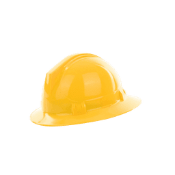 Casco de Seguridad Tipo ala Ancha / Color Amarillo