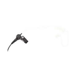 Micrófono - audífono de solapa con tubo acústico transparente para ICOM IC-F11/ 14/ 3021/ 3013/ 3103/ 3003/ 1100D/2100D