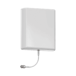 Antena direccional tipo Panel para interior o exterior, 806-960 / 1710-2500 MHz, 8dBi, con conector N-Hembra, incluye montaje para pared