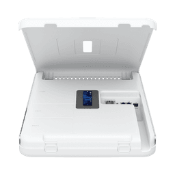 UniFi Dream Wall Machine, TODO en uno: Cloud Gateway: Administre todas las aplicaciones UniFi / Switch 17 puertos GbE POE/ WiFi 6 Mu-MIMO 4x4 / almacenamiento interno 128 GB SSD (expandible con bahia)