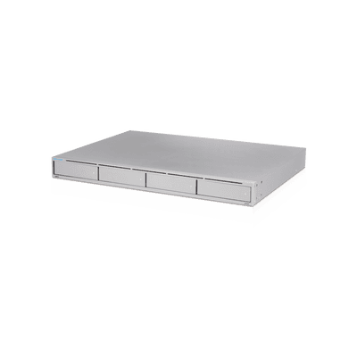 NVR Empresarial UniFi Protect de 4 Bahías de Disco Duro, recomendado para hasta 50 cámaras Full HD