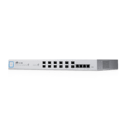 UniFi Switch 16 XG, Capa 2 de 12 puertos SFP+ 10 Gb + 4 puertos 10G Base-T (RJ-45)