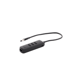 HUB USB-A 3.0 4 en 1 | 4 Puertos USB-A 3.0 (5Gbps) | Cable de 25 cm | Indicador Led | Ideal para Transferencia de Datos | Entrada USB-C para alimentar equipos de mayor consumo como discos duros | Color Negro.