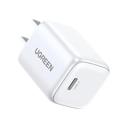Cargador Mini de 30W serie Nexode | 1 USB-C de Carga Rápida | Tecnología GaN II | Power Delivery 3.0 | Quick Charge 4.0 | Carga Inteligente | Múltiple Protección  | Mayor Eficiencia Energética | Color Blanco.