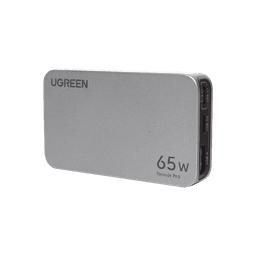 Cargador Ultra Slim 65W Nexode Pro| Diseño de Pared Plano | 3 Puertos de Carga Rápida | 2 USB-C | 1 USB-A | Tecnología GaNInfinity | PD3.1 de 65W / QC4.0 | Tecnología de Protección Térmica | Optimiza la Carga | Ca