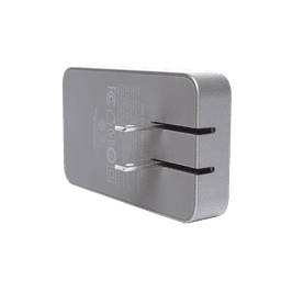 Cargador Ultra Slim 65W Nexode Pro| Diseño de Pared Plano | 3 Puertos de Carga Rápida | 2 USB-C | 1 USB-A | Tecnología GaNInfinity | PD3.1 de 65W / QC4.0 | Tecnología de Protección Térmica | Optimiza la Carga | Ca