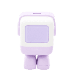 Cargador Mini GaNRobot 30W serie UNO | 1 USB-C de Carga Rápida | Tecnología GaN II | Multiprotocolo PD/QC/SCP/FCA | Carga Inteligente | Pantalla LED | Zapato Magnético Extraíble | Thermal Guard | Color Lila.