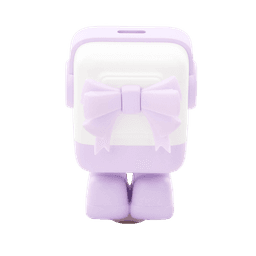 Cargador Mini GaNRobot 30W serie UNO | 1 USB-C de Carga Rápida | Tecnología GaN II | Multiprotocolo PD/QC/SCP/FCA | Carga Inteligente | Pantalla LED | Zapato Magnético Extraíble | Thermal Guard | Color Lila.