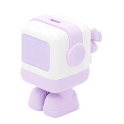 Cargador Mini GaNRobot 30W serie UNO | 1 USB-C de Carga Rápida | Tecnología GaN II | Multiprotocolo PD/QC/SCP/FCA | Carga Inteligente | Pantalla LED | Zapato Magnético Extraíble | Thermal Guard | Color Lila.