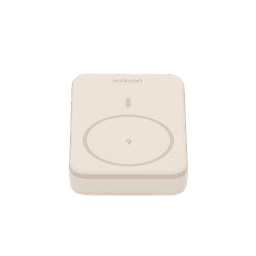 Power Bank MagSafe de 10000mAh | 20W | Carga Inalámbrica y por Cable USB-C | Sistema de Protección Inteligente | Tecnología de Carga Rápida | Ultra Delgado | Ultra ligero | Compatible con iPhone 15/14/13/12 | Color Beige.