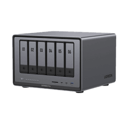 NASync DXP6800 Pro | SO UGOS Pro | Intel® i5 1235u 10-Core™ | 6-Bahias (SATA) Hasta 144TB | 2* M.2 SSD Hasta 16TB | 8GB DDR5 (Exp. a 64GB) | 2 Thunderbolt™4 | 2*10GbE | 1*USB3.2 Gen2 | 2*USB 2.0 | 2*USB 3.2Gen2 | HDMI 2.1 8K | SD 4.0