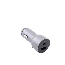 Cargador de Auto 52.5W | Puerto USB-A y USB-C | Carga Rápida | Compatible con Vehículos de 12 y 24 VCD | PD3.0 + QC3.0 | Chip Inteligente | Diseño Compacto Mayor Eficiencia Energética | Caja de Aluminio