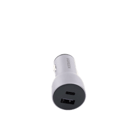 Cargador de Auto 52.5W | Puerto USB-A y USB-C | Carga Rápida | Compatible con Vehículos de 12 y 24 VCD | PD3.0 + QC3.0 | Chip Inteligente | Diseño Compacto Mayor Eficiencia Energética | Caja de Aluminio