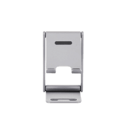 Soporte para Teléfono Celular de Aluminio | Angulo Ajustable | Amplia Compatibilidad con dispositivos de 4.7'' a 7.9'' | Antideslizante | Antiarañazos | Plegable | Color Gris.