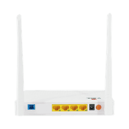 ONU Dual G/EPON con Wi-Fi en 2.4 GHz + 4 puertos LAN Gigabit, hasta 300 Mbps vía inalámbrico