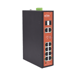 Switch PoE Industrial No administrable / Puertos 1-2 PoE 802.3 af/at y PoE 24 Vcc Pasivo 30W / Puertos 3-4 PoE 802.3 af/at/bt Hasta 60W / Puertos 5-8 PoE 802.3 af/at Hasta 30W / Los 8 puertos son Gigabit + 2 SFP combo / Presupuesto 300W