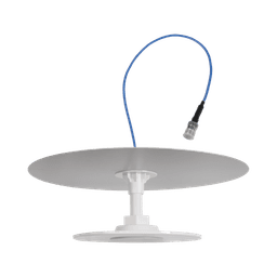 Antena Omnidireccional de Bajo Perfil Ultra Delgada con Reflector para Máxima Ganancia de 7dBi. Cubre bandas de celular 5G, 4G, 3G y WiFi de 608 a 2700 MHz.