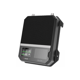 Amplificador Office 200 para 4G, 3G, 2G y llamada VoLTE y convencional. Especial para personalizarlo con antenas, cables y accesorios de acuerdo al requerimiento de la instalación. Puede cubrir áreas de hasta 1600 Metros Cuadrados