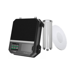 Kit Amplificador de Señal Celular 2G, 3G y 4G / Mejora llamadas convencionales y VoLTE / Amplifica señal de TELCEL, AT&T y MOVISTAR / Cubre hasta 400 m² con una antena y hasta 1600 m² con 4 antenas.