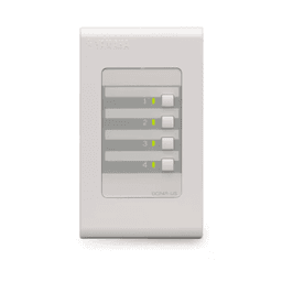 Panel de Control Digital / 4 Switches Configurables / Compatible con Sistemas MTX