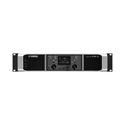 Amplificador de audio Clase D | 300 W x 2 a 8Ω | 500 W x 2 a 4Ω. | Baja Impedancia | Procesamiento Inteligente