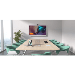 Yealink MeetingBoard 86 Pro, Centro de Colaboración Inteligente con IA, 4K UHD, Android 13, Micrófonos Integrados y Cámara Ultra Gran Angular