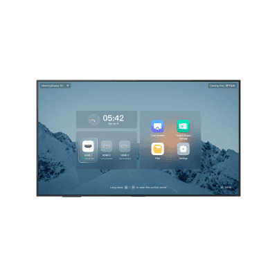 Pantalla Profesional Yealink de 65" MD-65 para Salas de Juntas, con Integración a MeetingBars y Control Inteligente