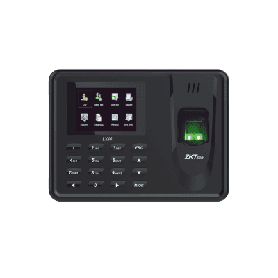 Lector de Huella con Teclado para Control de Asistencia, 500 Huellas, Genera Reporte por USB en Excel, Descarga mediante memoria USB / Incluye Fuente (solo en idioma ingles)