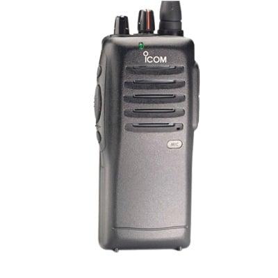 Radio portátil  ICOM 148-174MHz  5W 2 canales. Incluye antena, batería y cargador