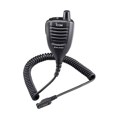 Micrófono de Solapa con Antena de GPS. Para radios Digitales IDAS. F3161S/3161T/D, F4161S/4161TD.