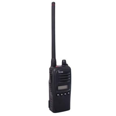 Radio portátil analógico, 5W de potencia, 128 canales, pantalla alfanumérica, rango de frecuencia 136-174 MHz, 