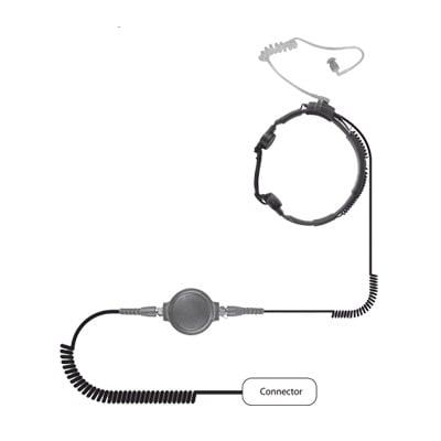 MICRÓFONO DE GARGANTA DE USO RUDO PARA MOTOTRBO XPR-6500/ 6550/ DGP-4150/ 6150/ 8550/ 5550/ APX-7000/ DP-3400.
